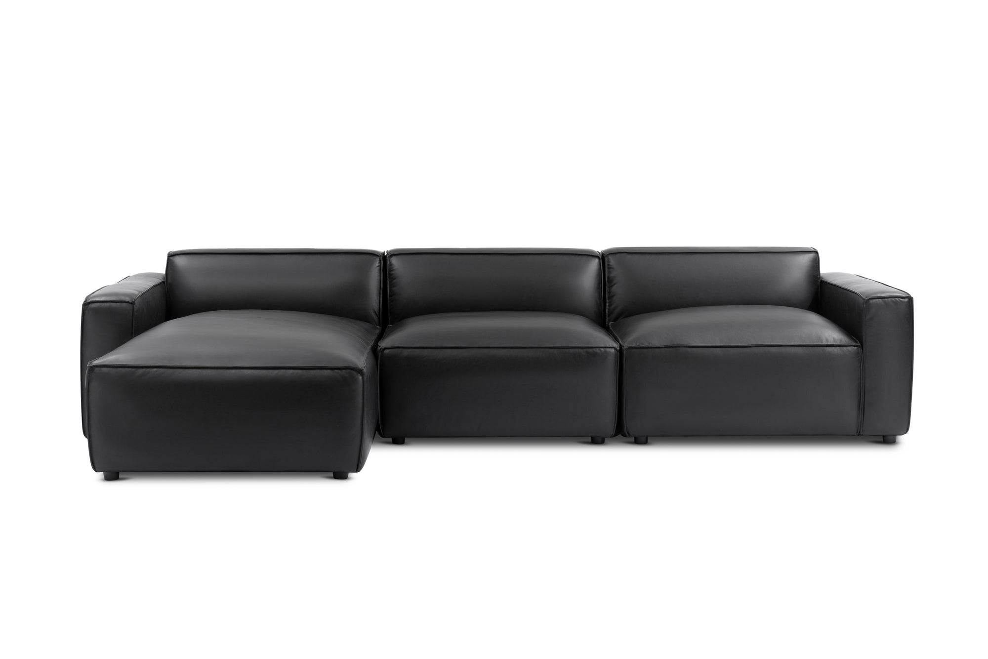 Nathan Leather Modular Sectional Sofa