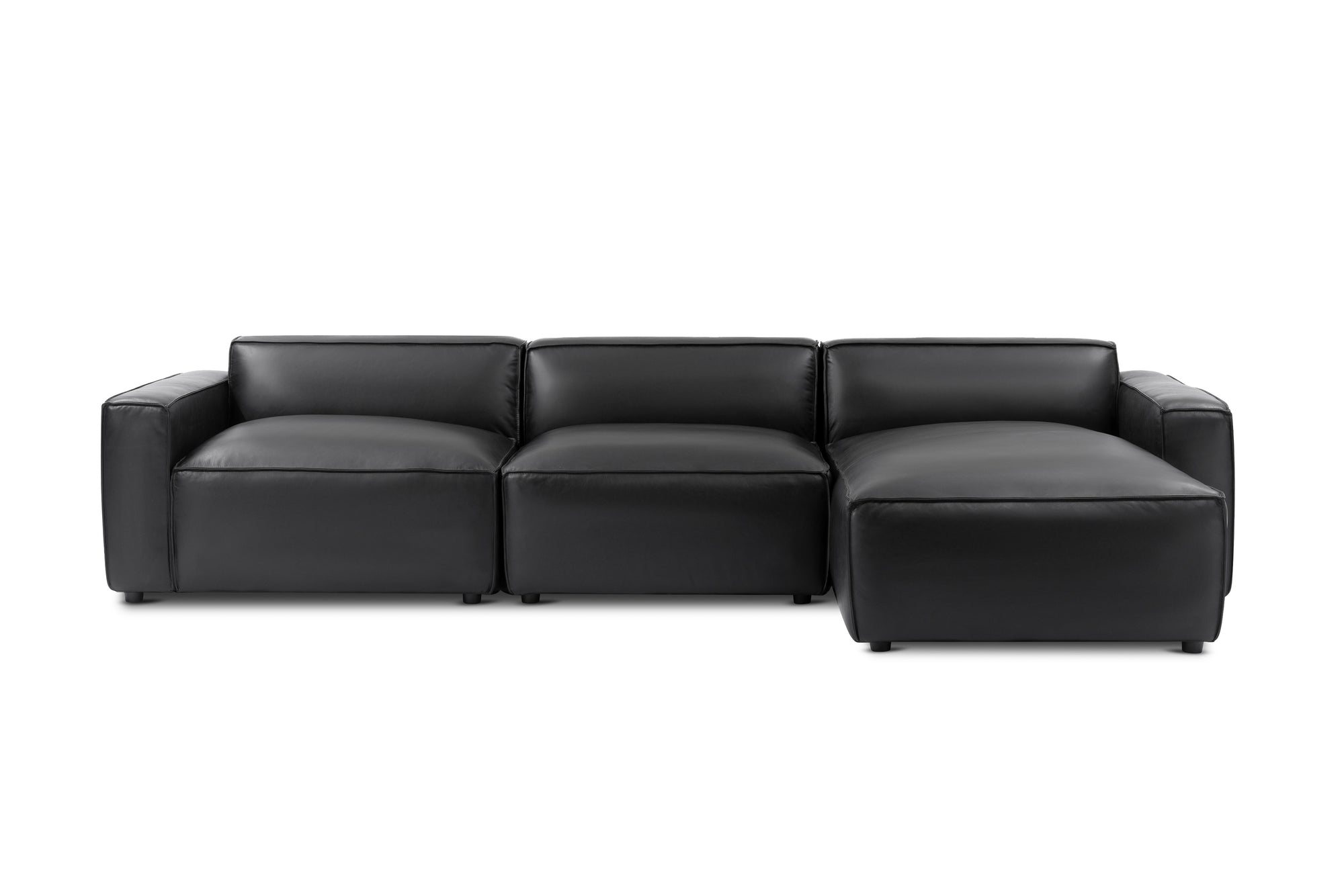 Nathan Leather Modular Sectional Sofa