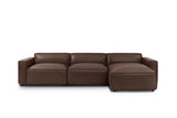 Nathan Leather Modular Sectional Sofa