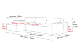 Nathan Leather Modular Sectional Sofa