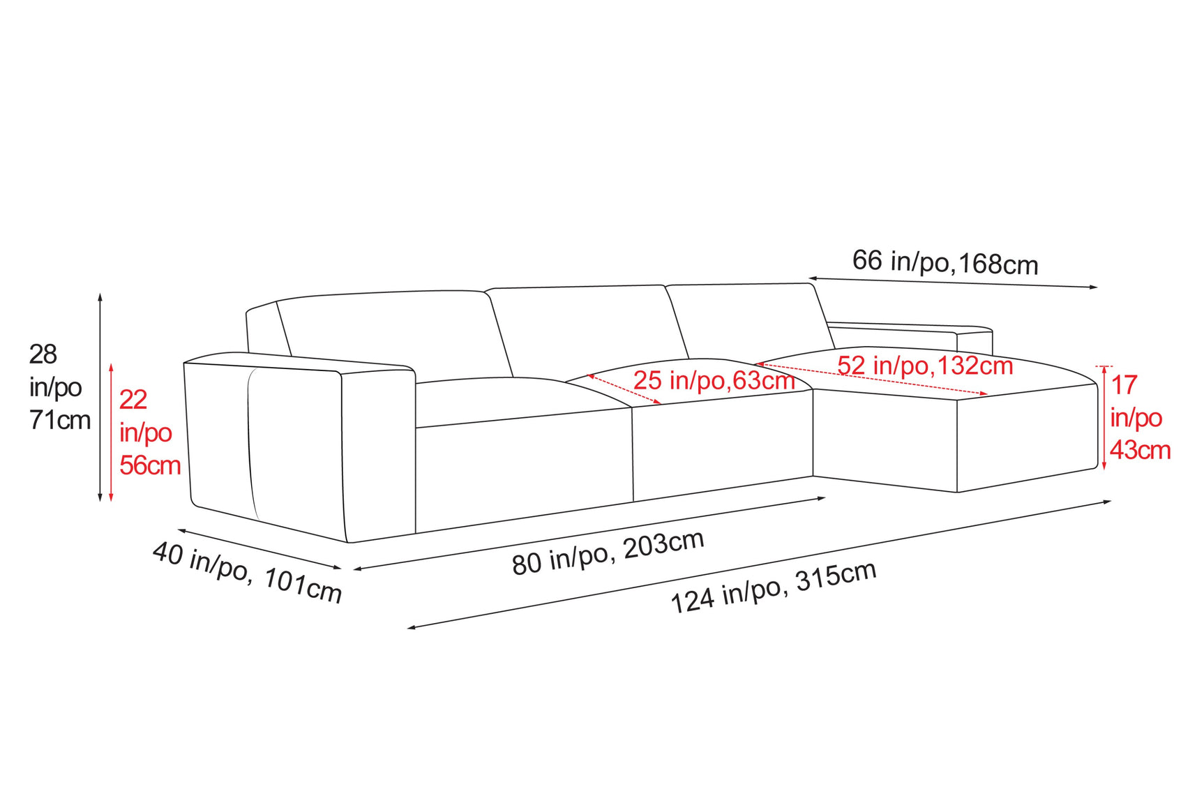 Nathan Leather Modular Sectional Sofa
