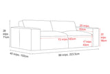 Nathan Leather Modular Sofa