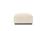 Nathan Leather Ottoman