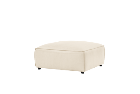 Nathan Leather Ottoman