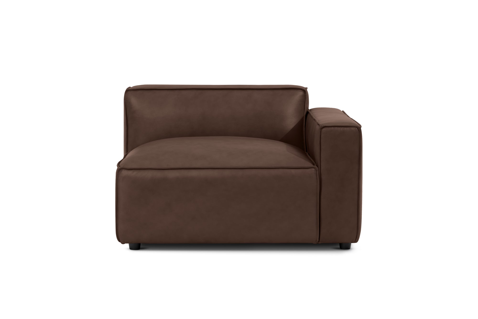 Nathan Leather Right Arm Sofa Module