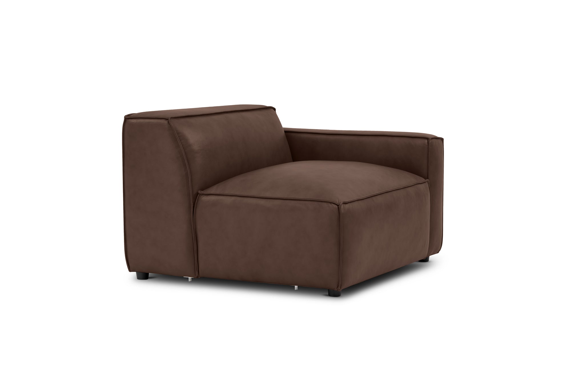 Nathan Leather Right Arm Sofa Module