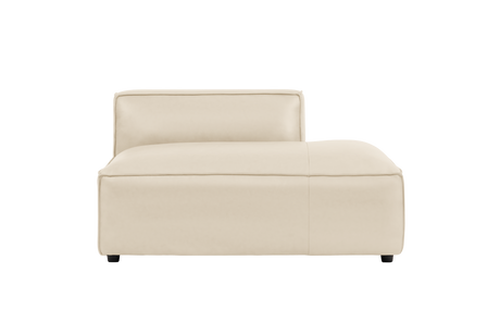 Nathan Leather Right Open-End Sofa Module