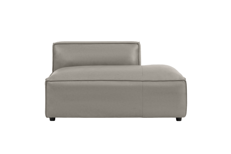 Nathan Leather Right Open-End Sofa Module