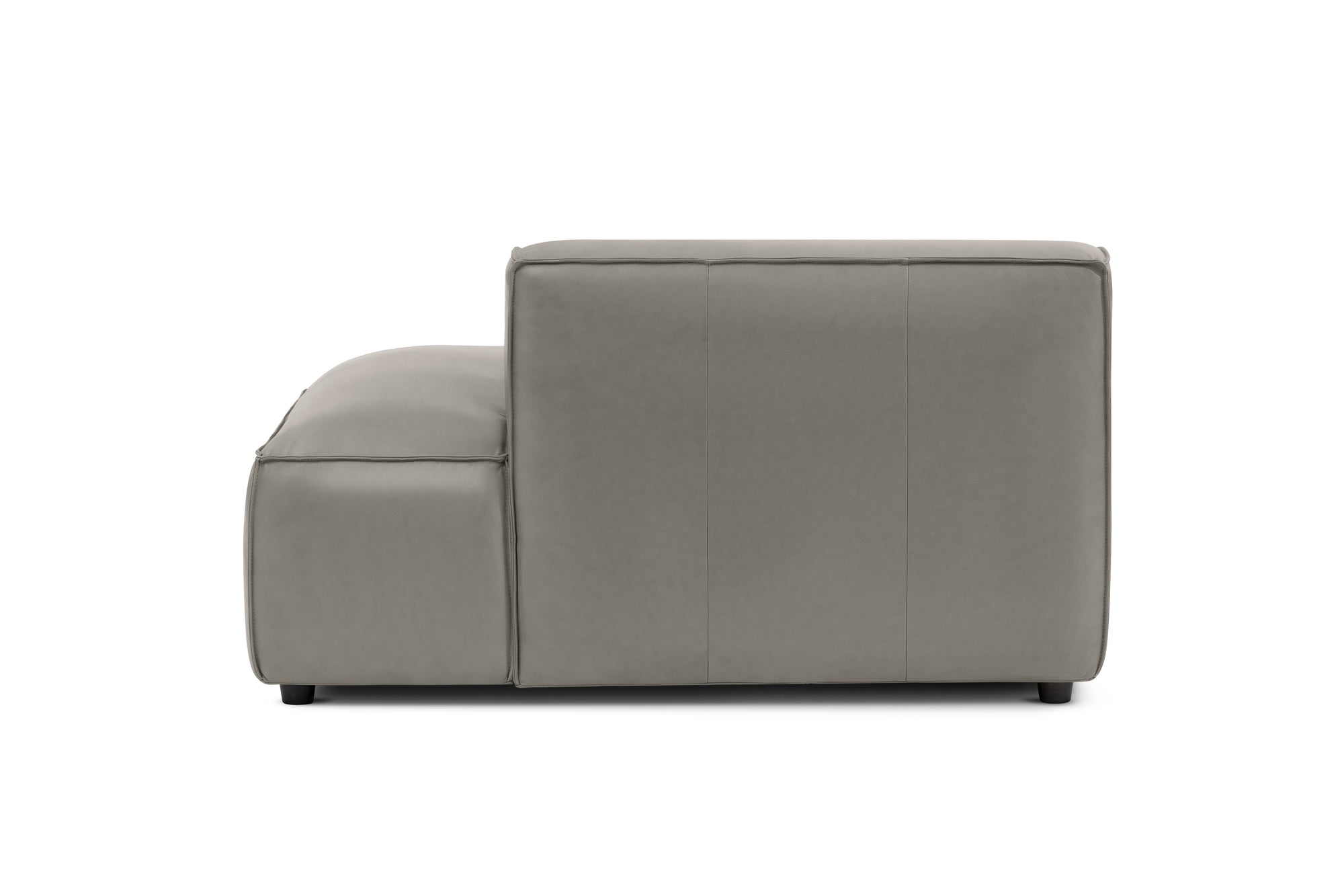 Nathan Leather Right Open-End Sofa Module