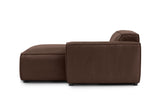 Nathan Leather Right Chaise Sofa Module