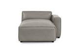 Nathan Leather Right Chaise Sofa Module