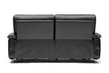 Nero Leather Dual Recliner Loveseat Sofa