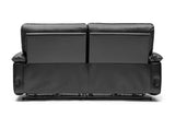 Nero Leather Dual Recliner Loveseat Sofa