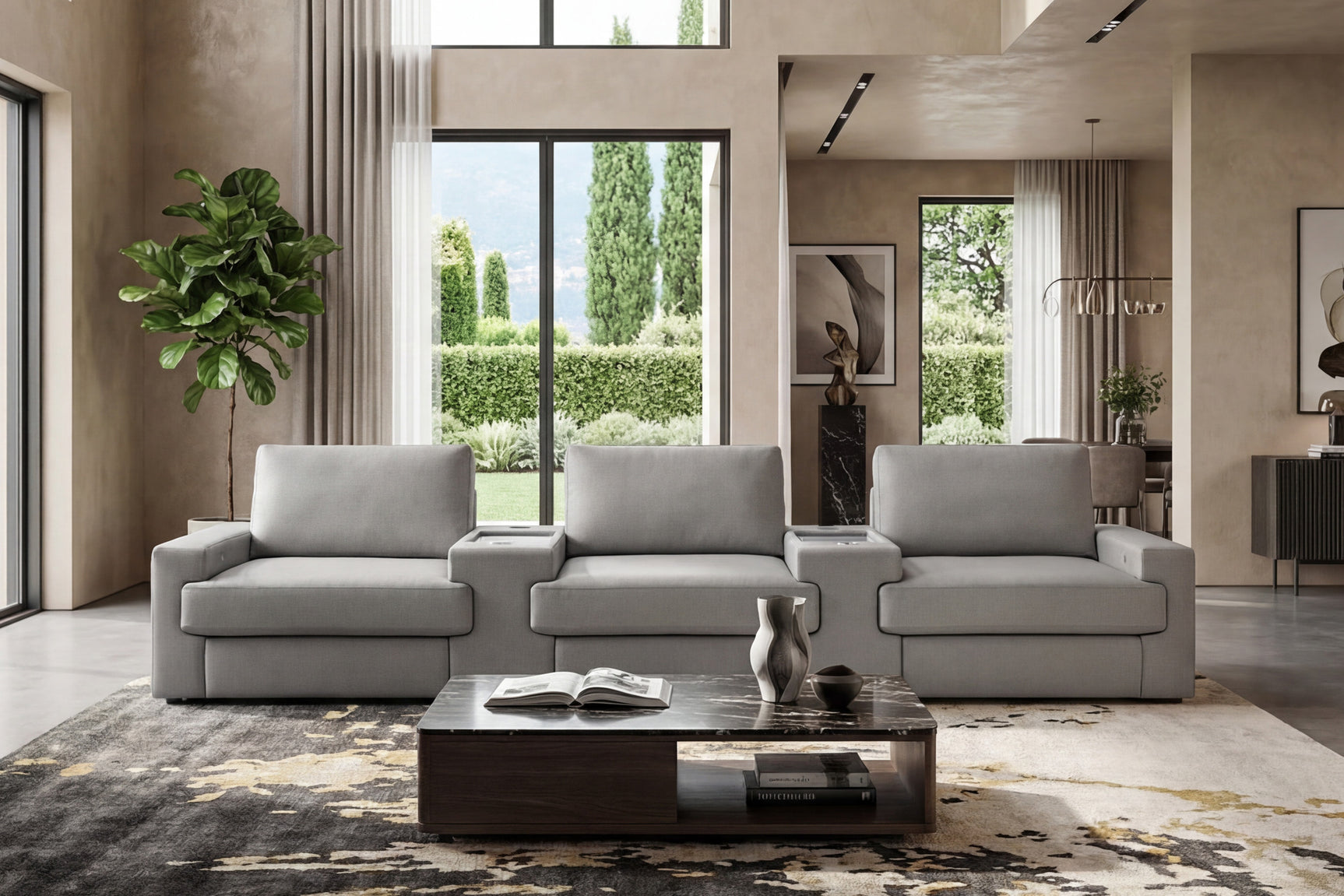 Valencia Nordmaze Lmmersive Audio Leather Sofa