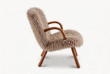 Nova Faux Sheepskin Accent Chair