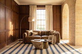 Octavia dual Reclining Sofa in distressed Italian aniline leather