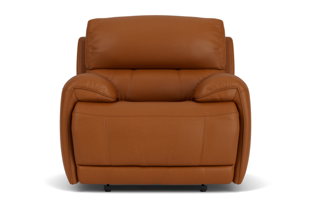 Valencia Oliver Leather Recliner Chair, Cognac