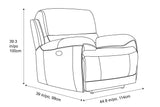Oliver Leather Recliner Chair