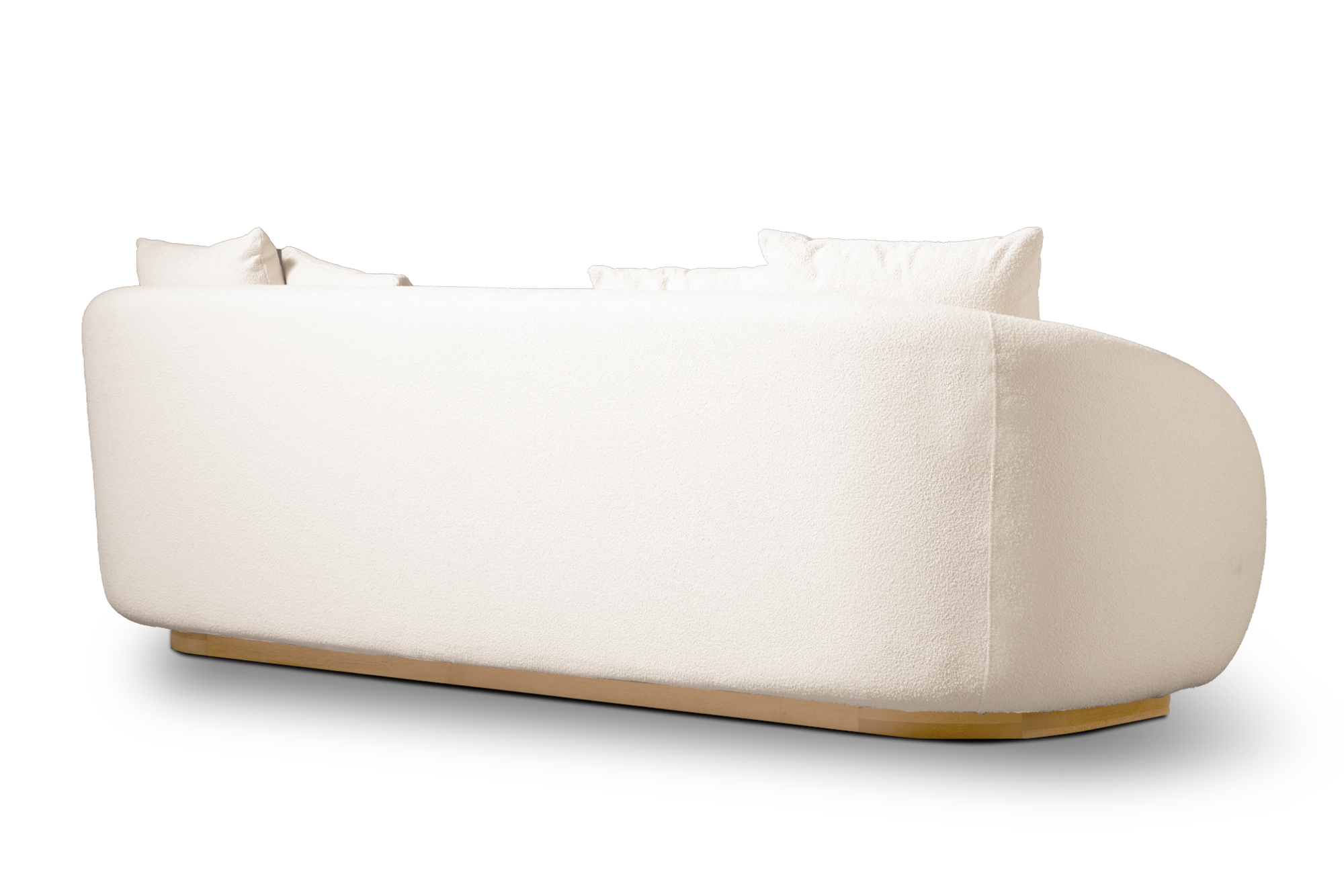 Valencia Otis Performance Fabric Three Seats Outdoor Sofa, Cream