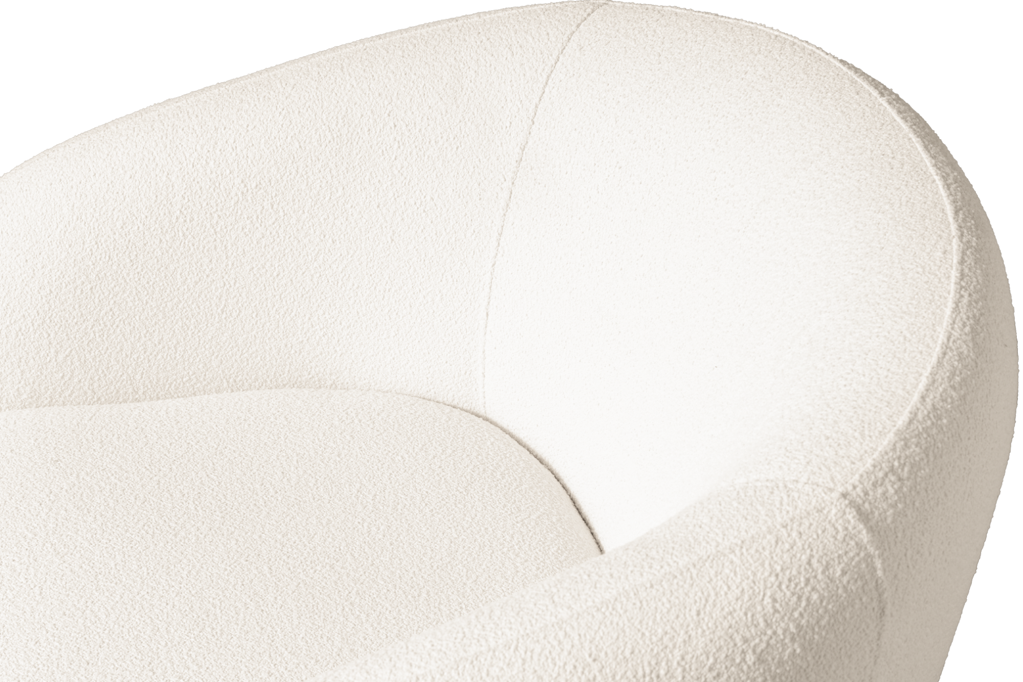 Valencia Otis Performance Fabric Outdoor Swivel Chair, Cream