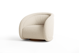 Violet Fabric Swivel Chair