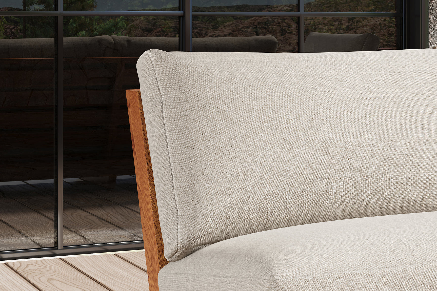 Paolo Outdoor Fabric Accent Chair