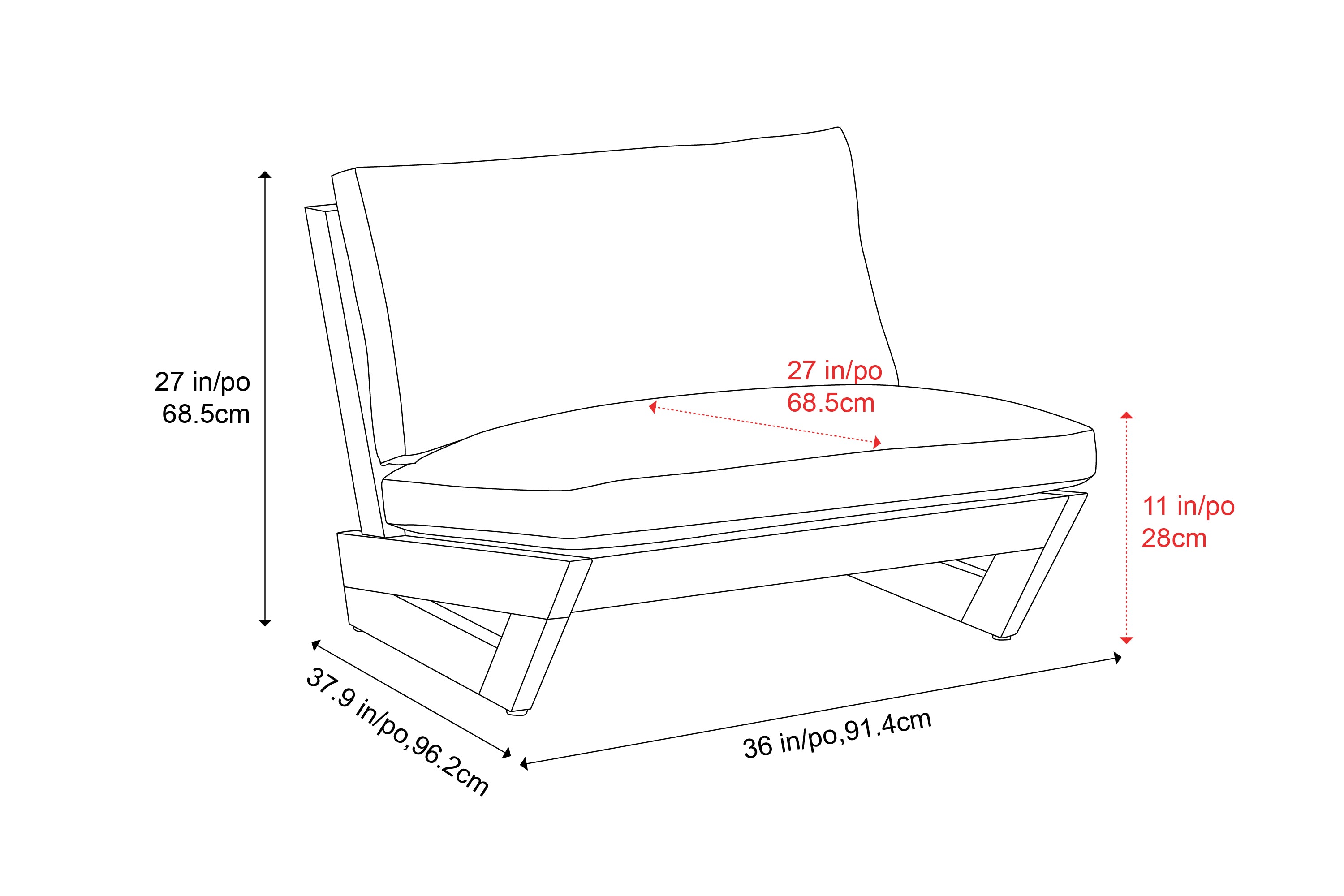 Paolo Outdoor Fabric Accent Chair
