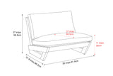 Paolo Outdoor Fabric Accent Chair