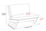 Paolo Outdoor Fabric Accent Chair