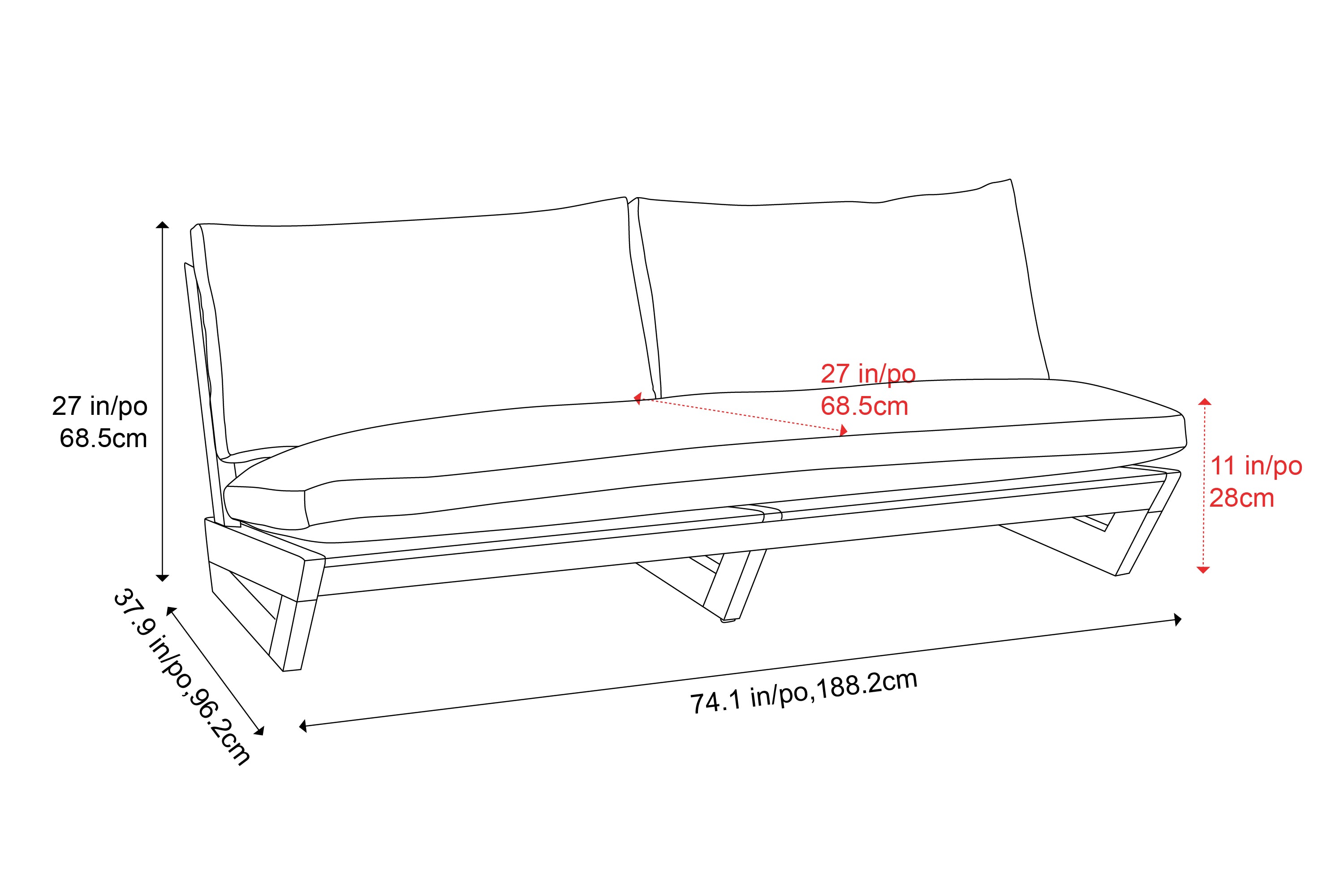 Valencia Paolo Outdoor Fabric Loveseat, Light Grey