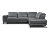 Pista Leather Reclining Sectional Sofa