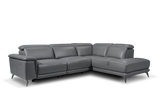 Pista Leather Reclining Sectional Sofa