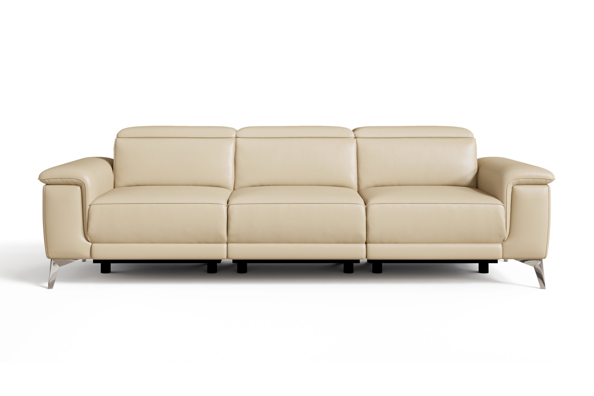 Pista Leather Reclining Sofa