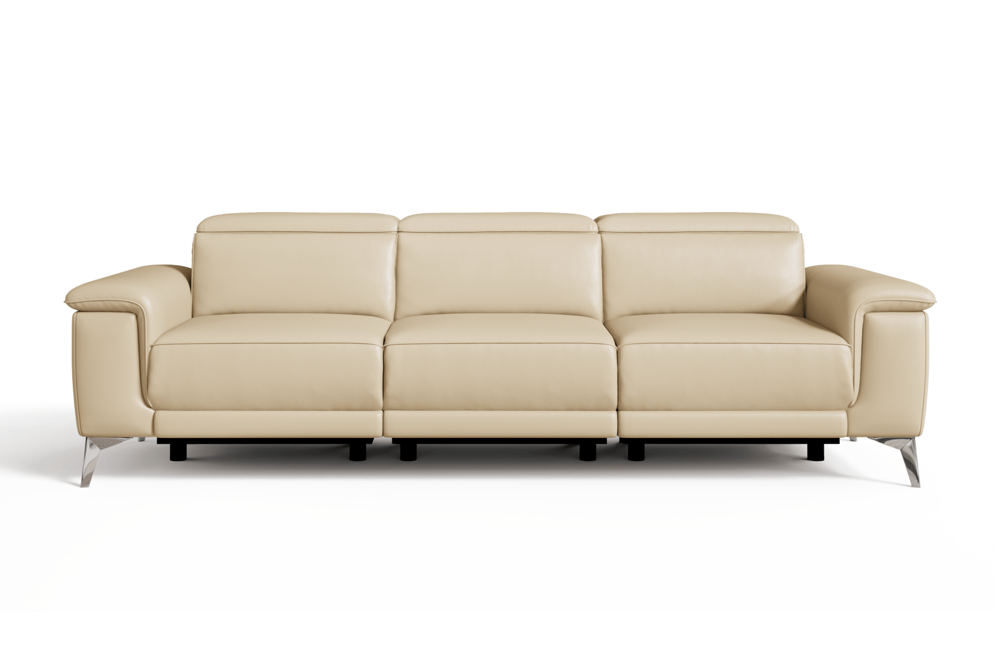 Pista Leather Reclining Sofa