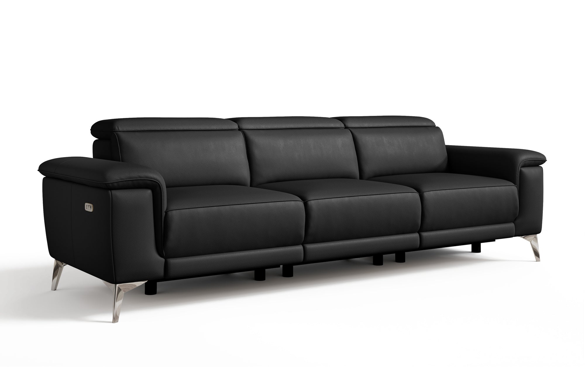 Pista Leather Reclining Sofa
