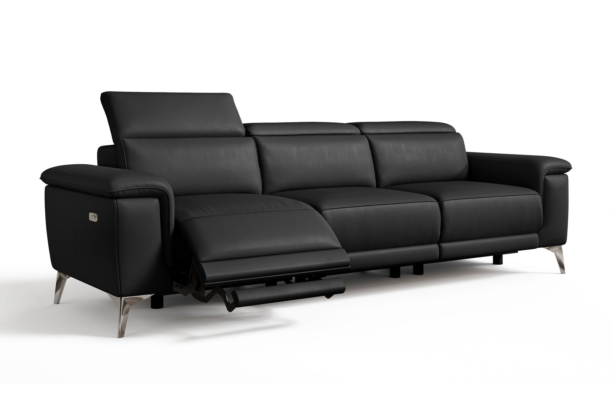Pista Leather Reclining Sofa