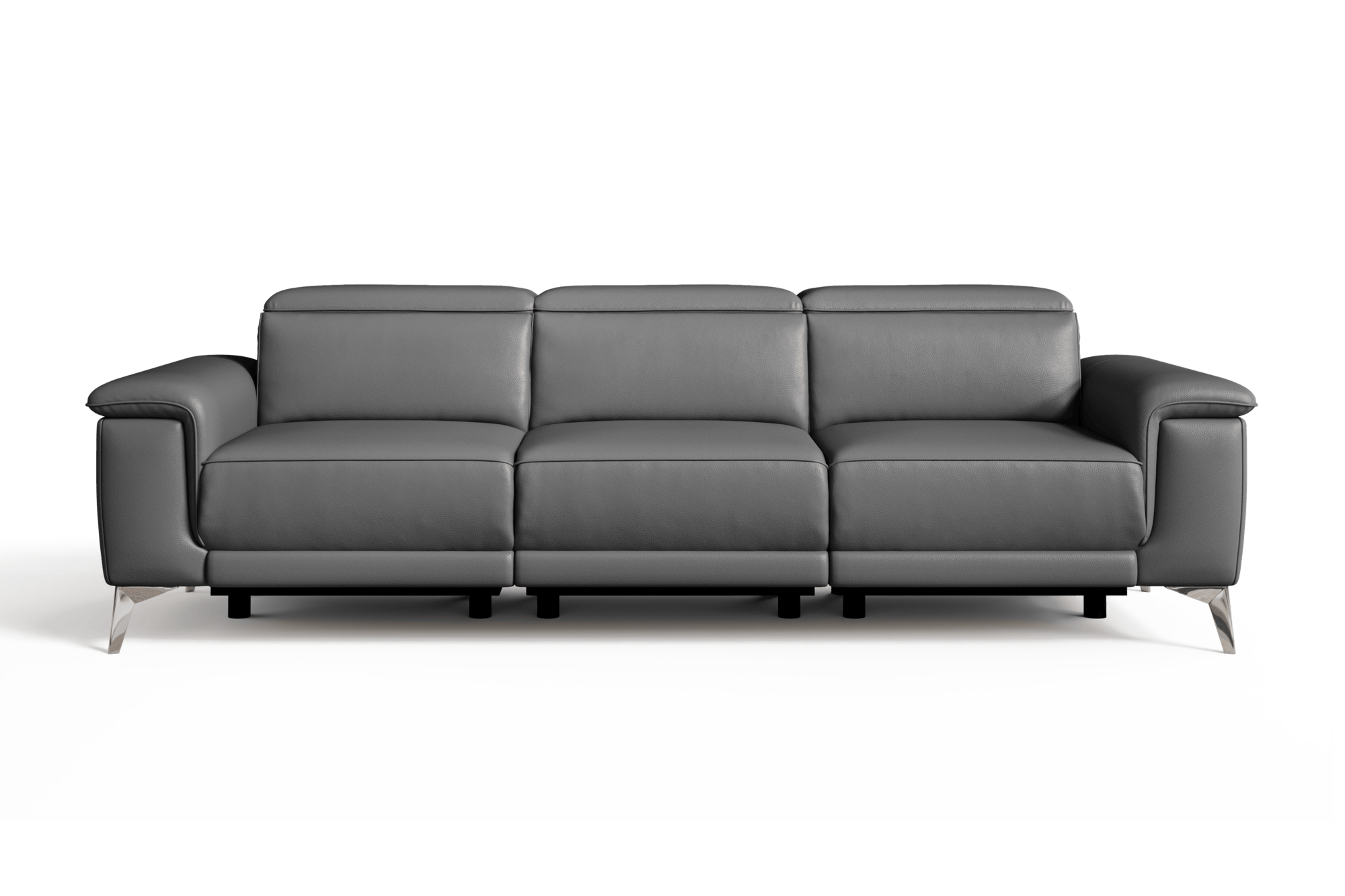 Pista Leather Reclining Sofa