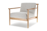 Regal Fabric & Wood Accent Chair