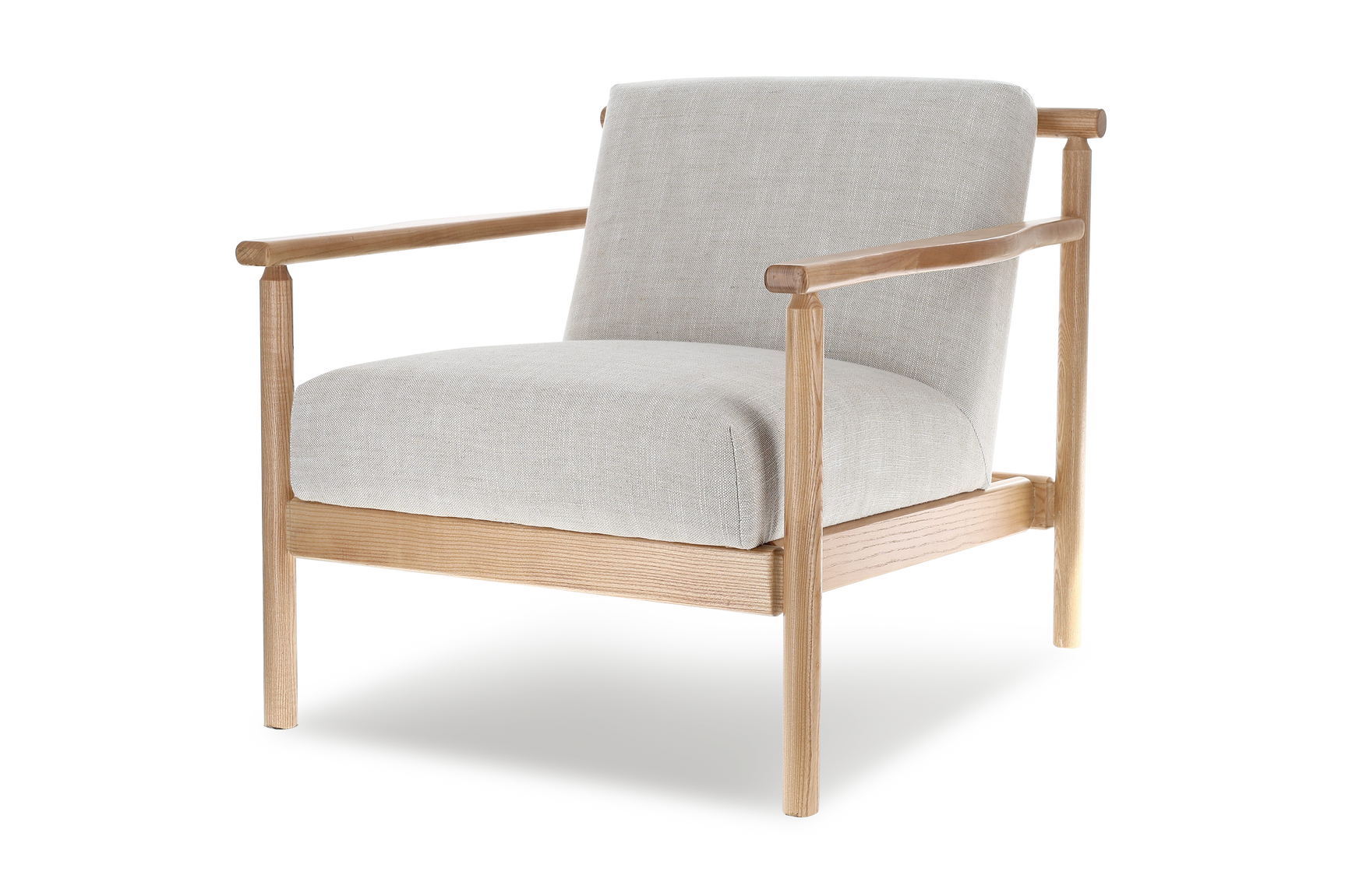 Regal Fabric & Wood Accent Chair