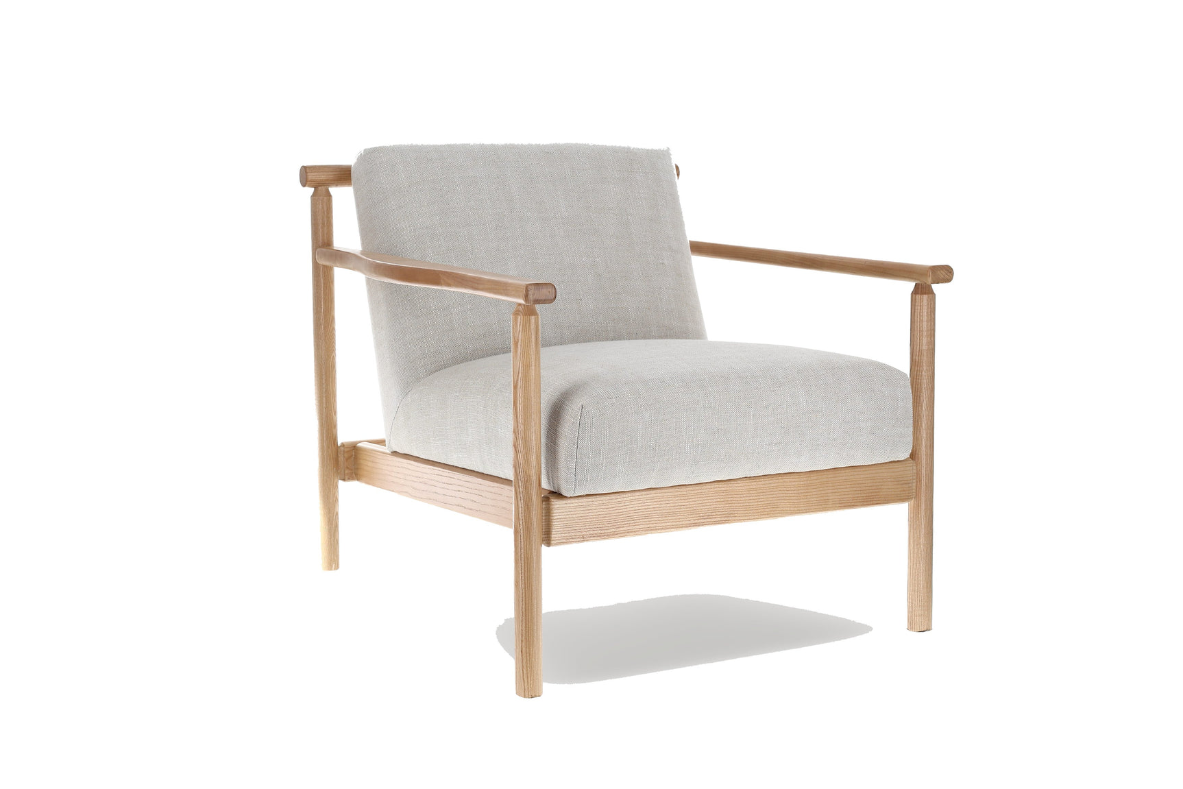Regal Fabric & Wood Accent Chair