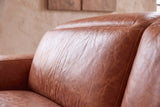 Valentina Distressed Leather Recliner Sofa