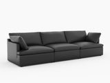 Isola Leather Theater Lounge Modular Sofa