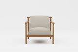 Regal Fabric & Wood Accent Chair