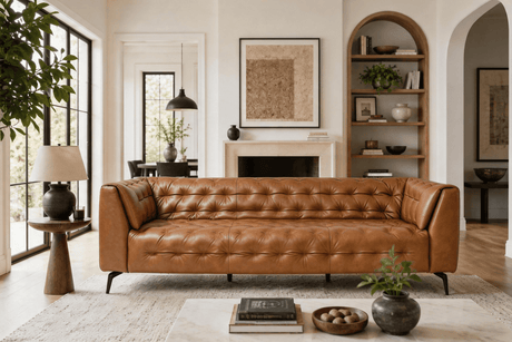 Rhea Leather Sofa