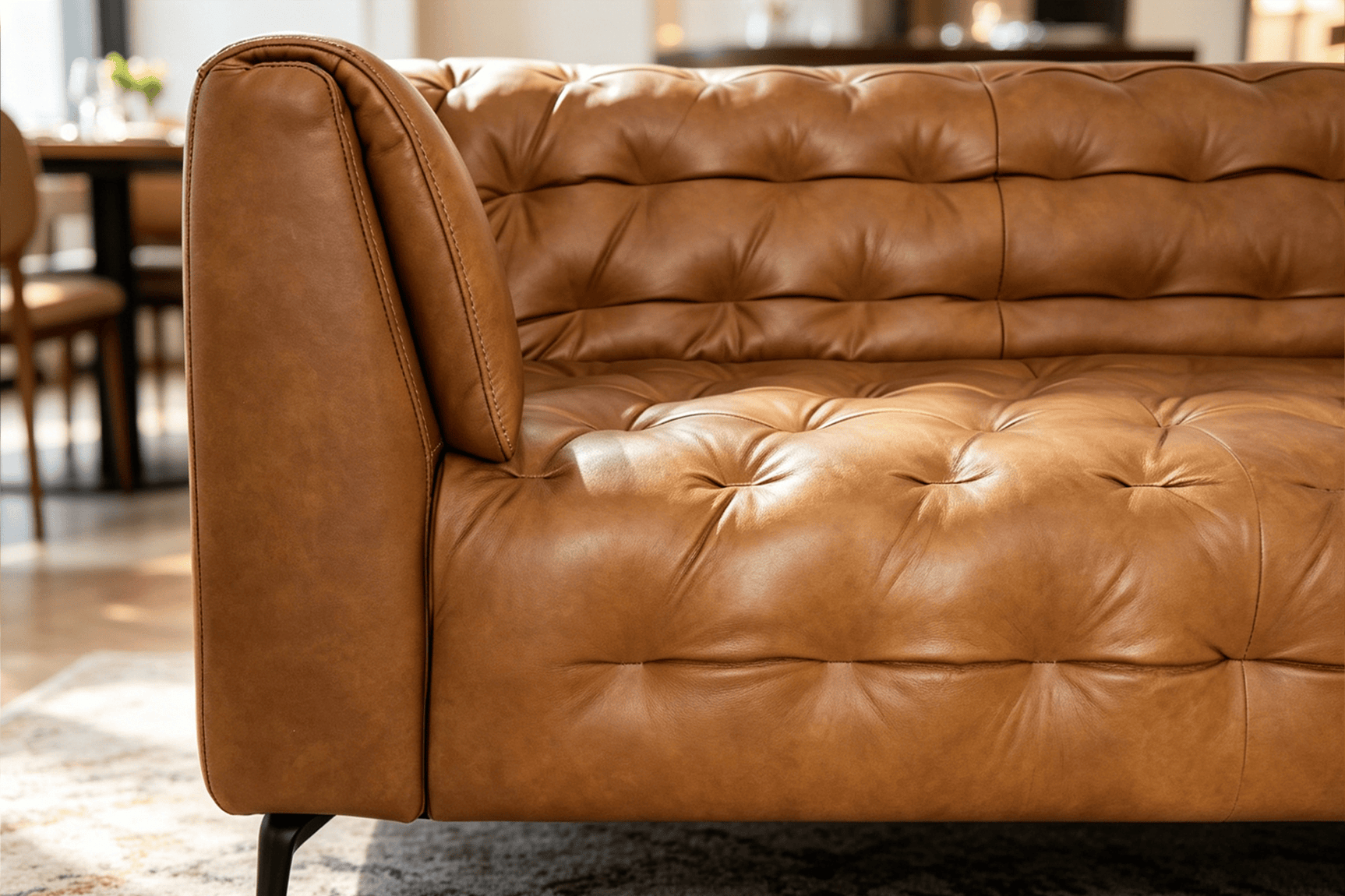 Rhea Leather Sofa