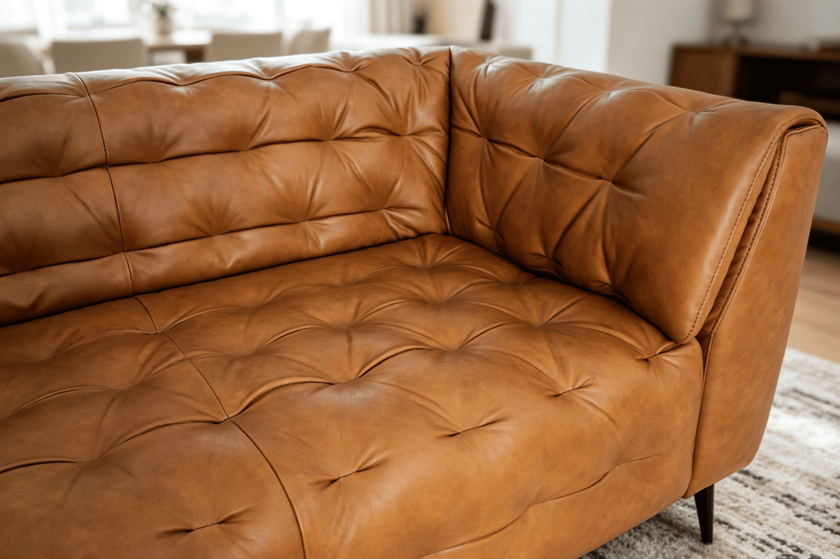 Rhea Leather Sofa