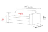Rosalinda Fabric Sofa Bed