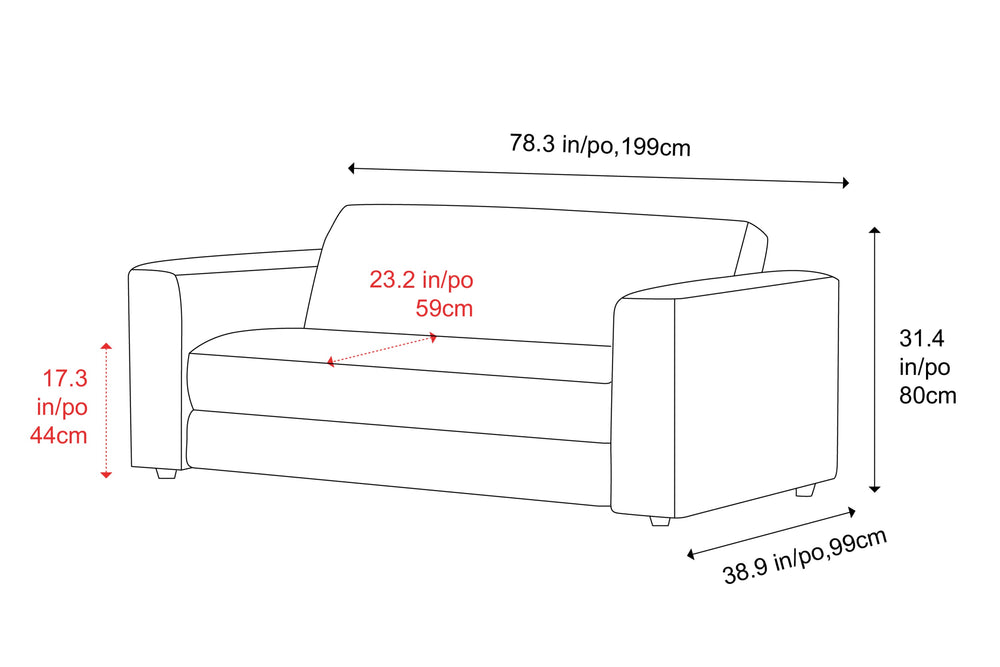 Valencia Rosalinda Fabric 3-Seater Queen Sofa-Bed, Light Grey