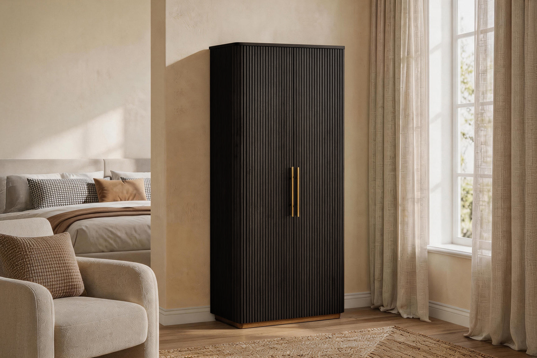 Rowan Oak Wood Cabinet