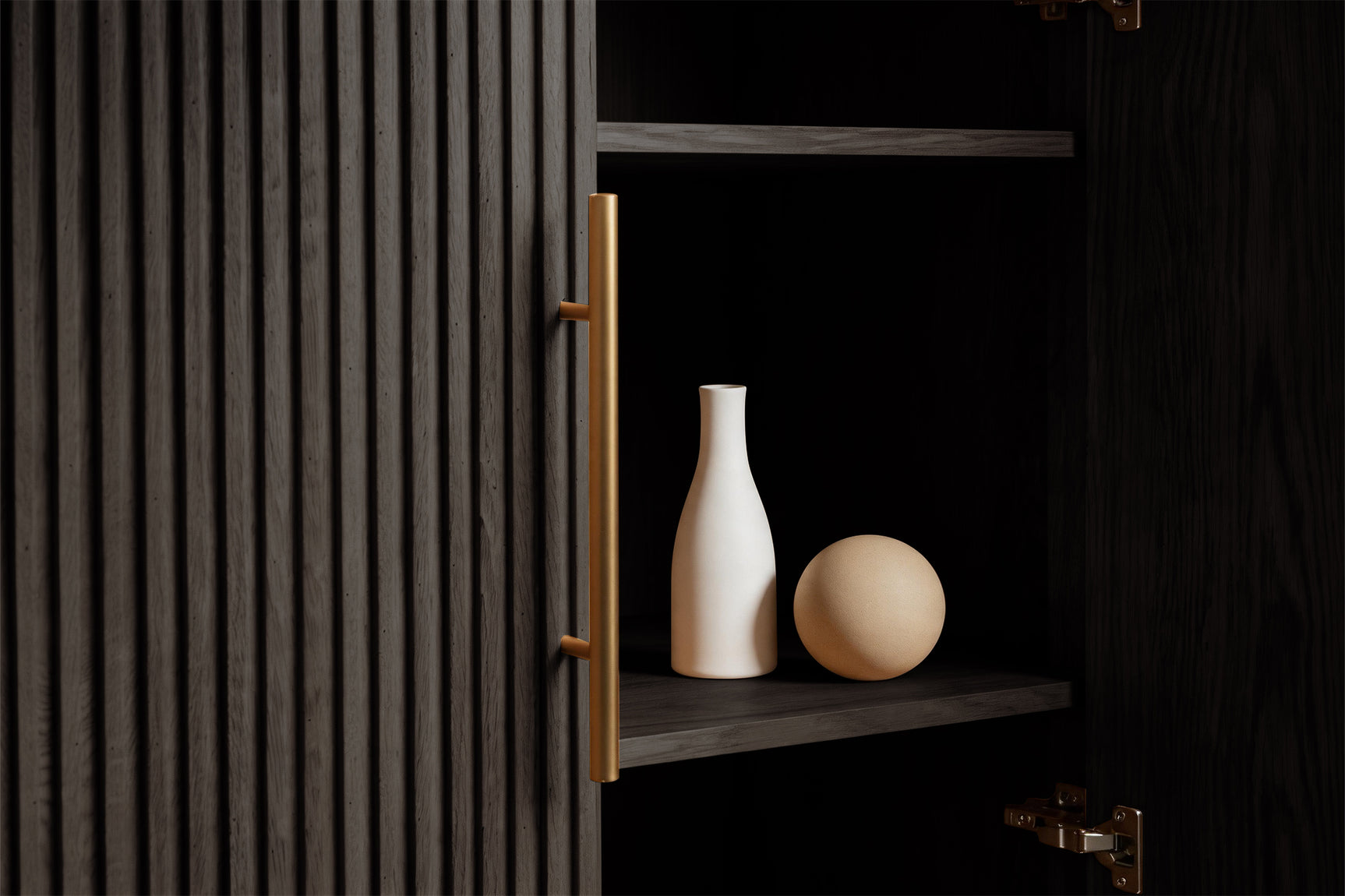 Rowan Oak Wood Cabinet